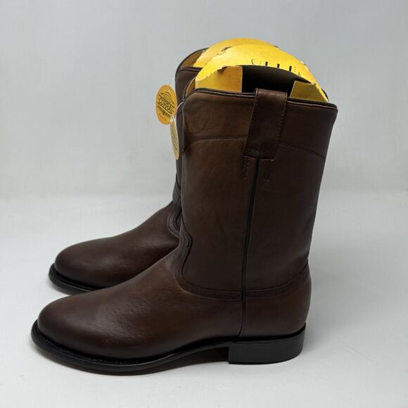 Corral A4068 Cowboy Roper Boots Mens 10 EE Brown Cow Leather Mid Calf Western - Picture 4 of 15